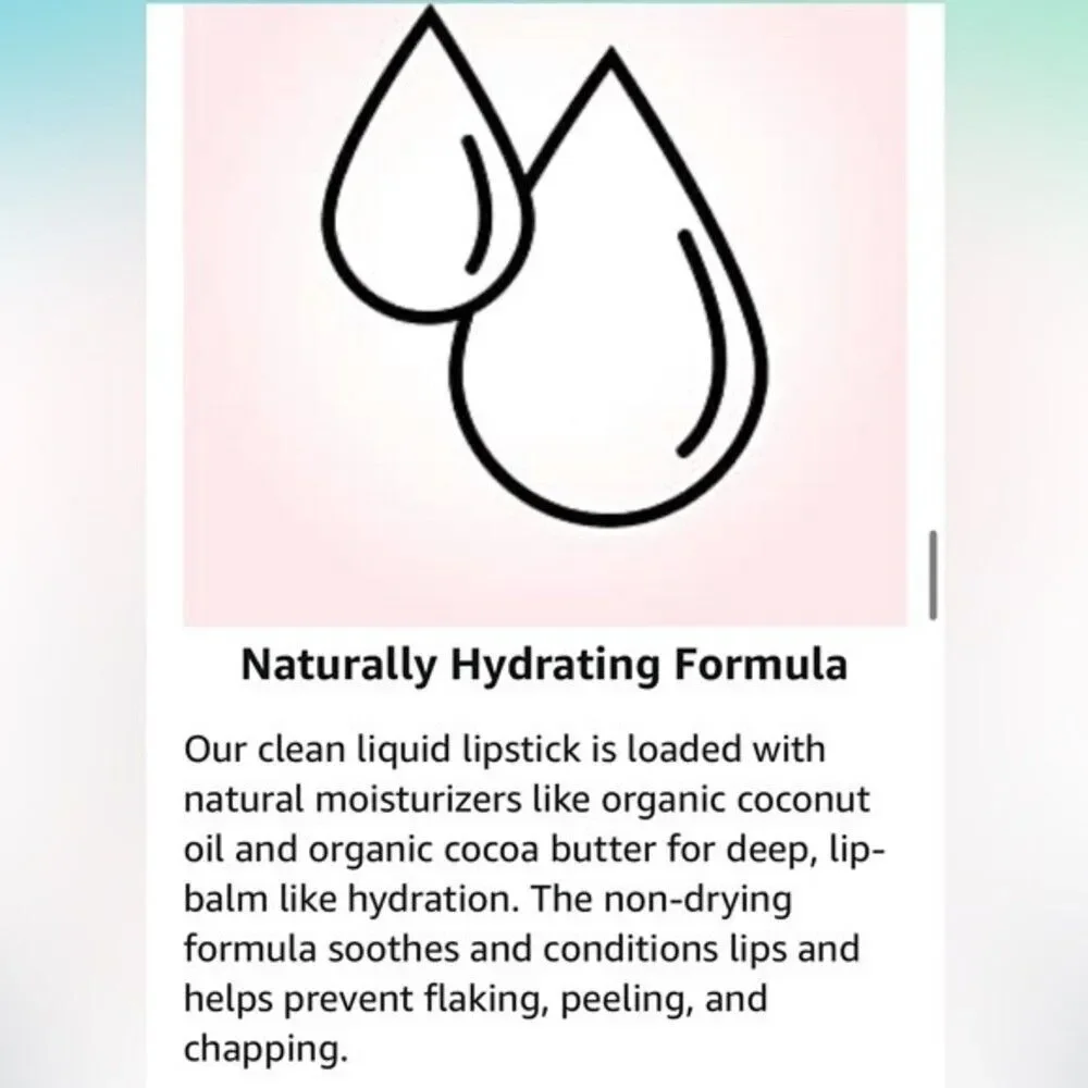 Charlotte Cook Cosmetics Clean Liquid Lipstick Vegan Cruelty Free Non-GMO